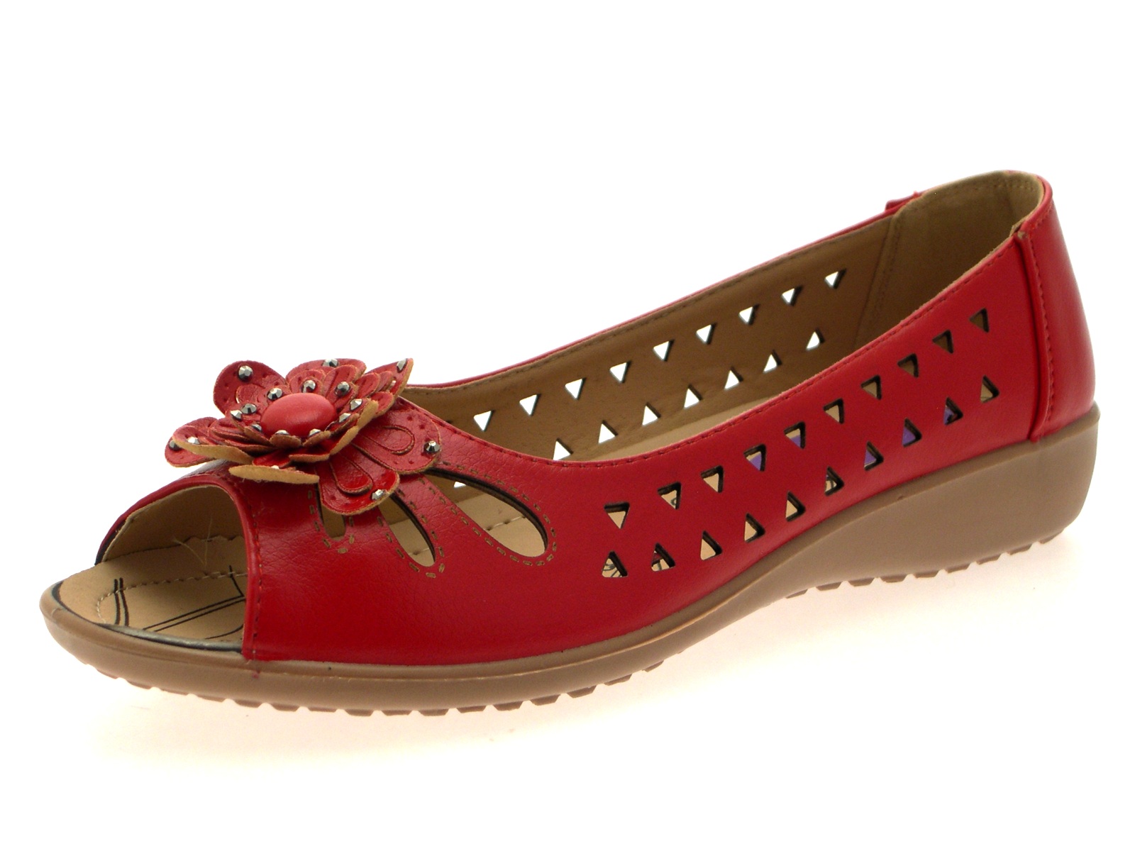 womens floral flat shoes